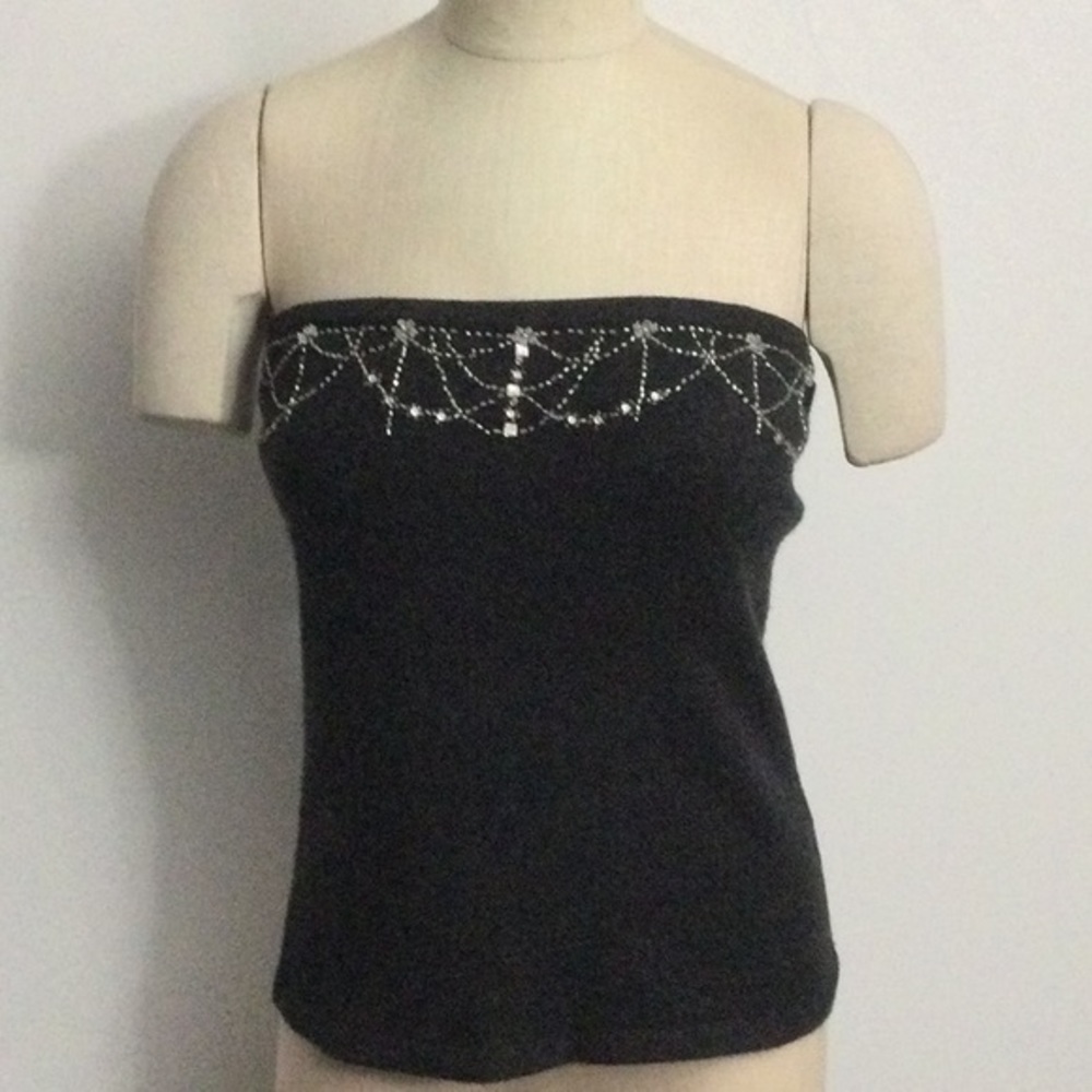 Robert Rodriguez Cashmere Blend Beaded Bandeau Top Size Large Fits Size 4-6